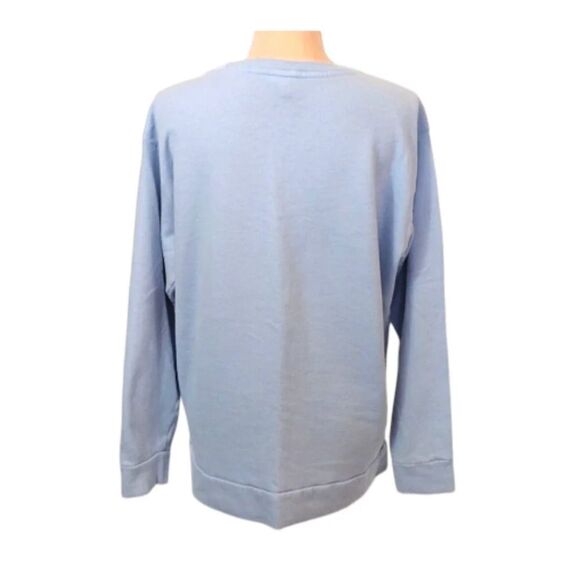 Victoria's Secret PINK Baby Blue Pink State Of Mind Crew Pullover Medium - Picture 8 of 15